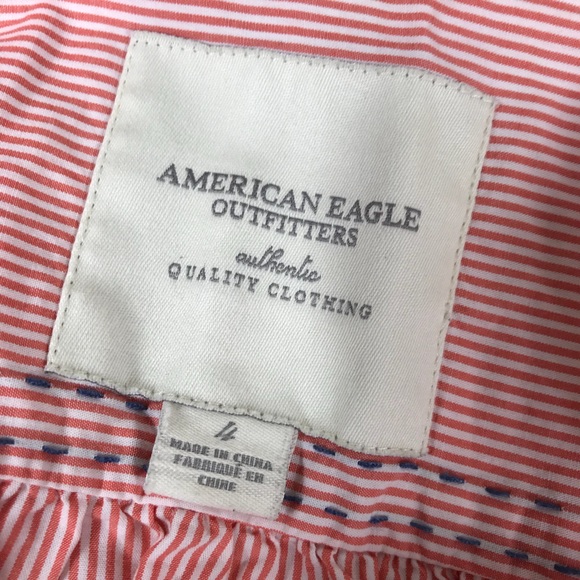 AE Vertical Skinny Stripe Button Down - Picture 5 of 6